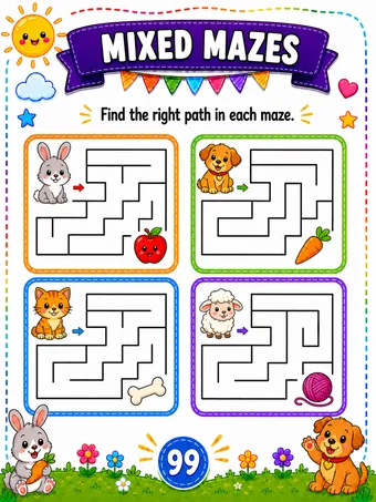 Tiny Learners printable activity preview 6