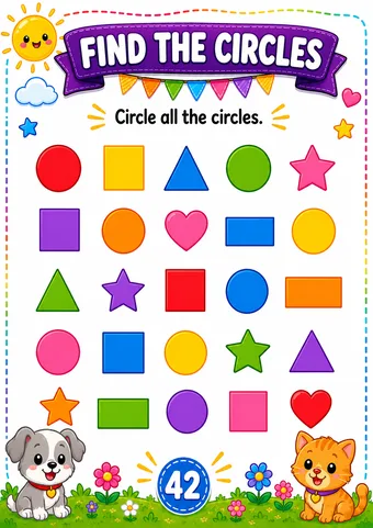 Tiny Learners printable activity preview 4